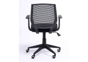 Chaise de bureau noire dossier polypropylène Newton 5