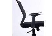 Chaise de bureau noire dossier polypropylène Newton 8