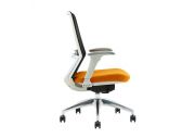 Chaise ergonomique avec soutien lombaire Polar blanc 2