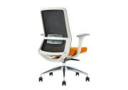 Chaise ergonomique avec soutien lombaire Polar blanc 3