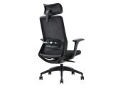 Chaise ergonomique noire avec têtière Polar 2