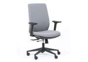 Fauteuil de bureau tapissé Sherman 1