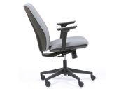 Fauteuil de bureau tapissé Sherman 4