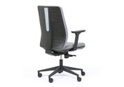 Fauteuil de bureau tapissé Sherman 5