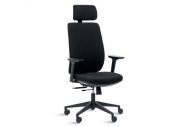 Fauteuil ergonomique tissu avec têtière Sherman 3