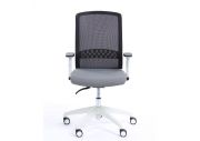 Fauteuil synchrone en maille Scott blanc 2