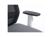 Fauteuil ergonomique blanc avec têtière Scott 5