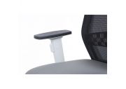 Fauteuil ergonomique blanc avec têtière Scott 7