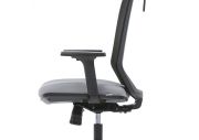 Fauteuil de bureau accoudoirs 1D avec têtière Tecsy 12