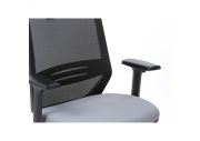 Fauteuil de bureau accoudoirs 1D avec têtière Tecsy 16