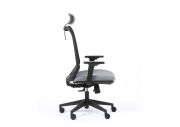 Fauteuil de bureau accoudoirs 1D avec têtière Tecsy 4