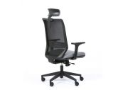 Fauteuil de bureau accoudoirs 1D avec têtière Tecsy 2