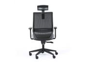 Fauteuil de bureau accoudoirs 1D avec têtière Tecsy 5