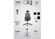 Fauteuil TELA dossier tapissé 9