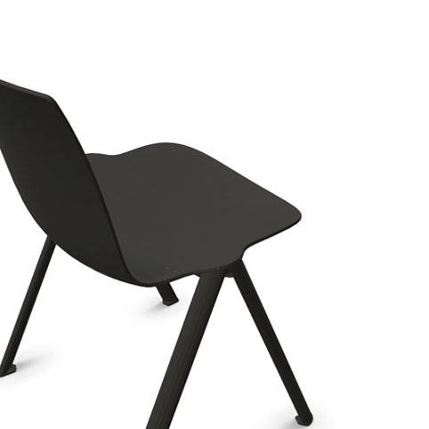Chaise 4 pieds coque en PP Odei — vue 25