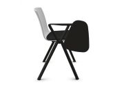 Chaise formation tapissée avec tablette écritoire Odei 3