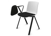 Chaise formation tapissée avec tablette écritoire Odei 9