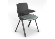 Chaise formation tapissée avec tablette écritoire Odei 10