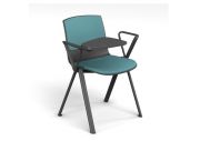 Chaise formation tapissée avec tablette écritoire Odei 13