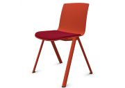 Chaise 4 pieds coque en PP tapissé Odei 16