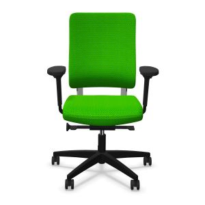 Chaise de bureau sans accoudoirs tissu vert sur CDC Design