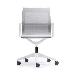 Fauteuil bas dossier Luma blanc