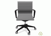 Fauteuil bas dossier Luma noir 3