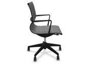 Fauteuil bas dossier Luma noir 10