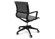 Fauteuil bas dossier Luma noir 11