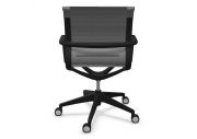 Fauteuil bas dossier Luma noir 12