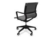 Fauteuil bas dossier Luma noir 13