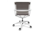 Fauteuil bas dossier Luma blanc 7