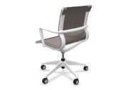 Fauteuil bas dossier Luma blanc 8