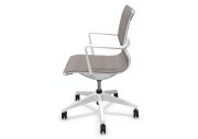 Fauteuil bas dossier Luma blanc 9