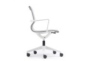 Fauteuil bas dossier Luma blanc 12