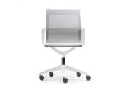 Fauteuil bas dossier Luma blanc 1