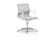 Fauteuil bas dossier Luma blanc 13