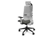 Fauteuil de bureau NPR Toleo blanc avec têtière 9