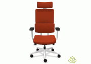 Fauteuil Wi-Max blanc tapissé avec têtière 5