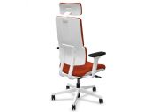 Fauteuil Wi-Max blanc tapissé avec têtière 31