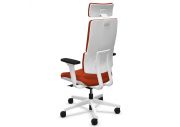 Fauteuil Wi-Max blanc tapissé avec têtière 33