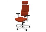 Fauteuil Wi-Max blanc tapissé avec têtière 34