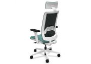 Fauteuil Wi-Max blanc résille avec têtière 31