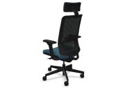 Fauteuil Wi-Max noir résille avec têtière 28