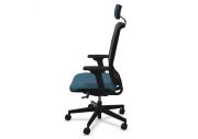 Fauteuil Wi-Max noir résille avec têtière 29