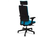 Fauteuil Wi-Max noir tapissé avec têtière 32