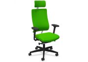 Fauteuil de bureau NPR Newback blanc avec têtière 1