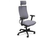 Fauteuil de bureau NPR Newback blanc avec têtière 5