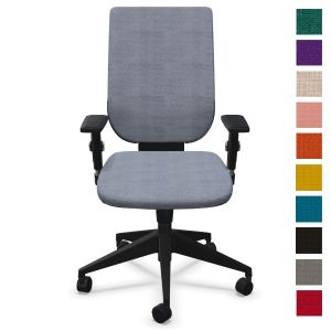 Chaise Tertio avec dossier tapissé