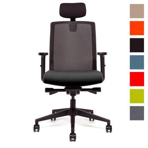 Fauteuil de bureau avec têtière Time